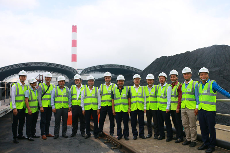 Lãnh đạo Tập đoàn và Công ty Coalimex làm việc với Nhà máy Nhiệt điện BOT Vĩnh Tân 1